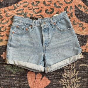Classic Levi’s Blue Denim Women's Shorts